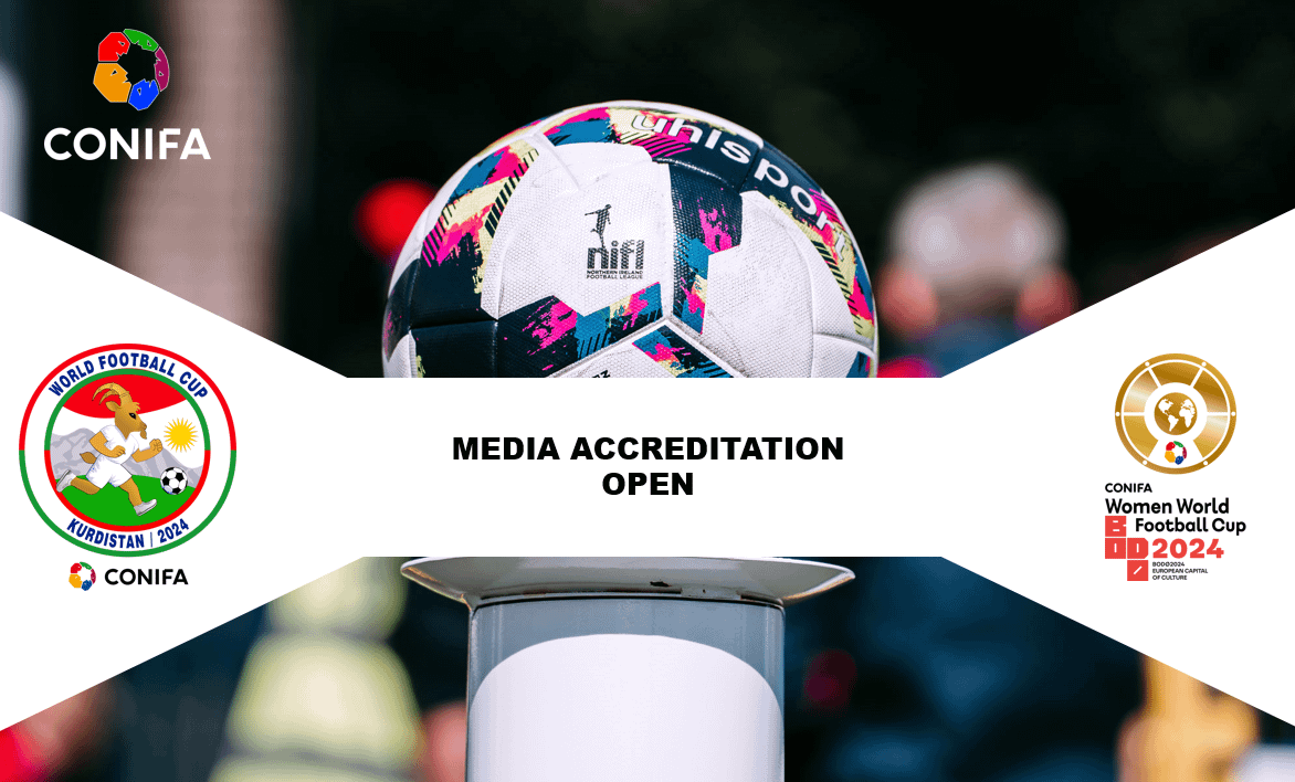 CONIFA Media Accreditation 2024 CONIFA