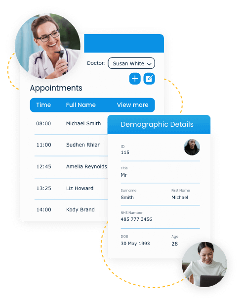 Appointments table