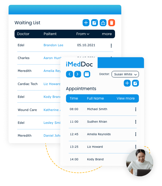 Appointments screenshots