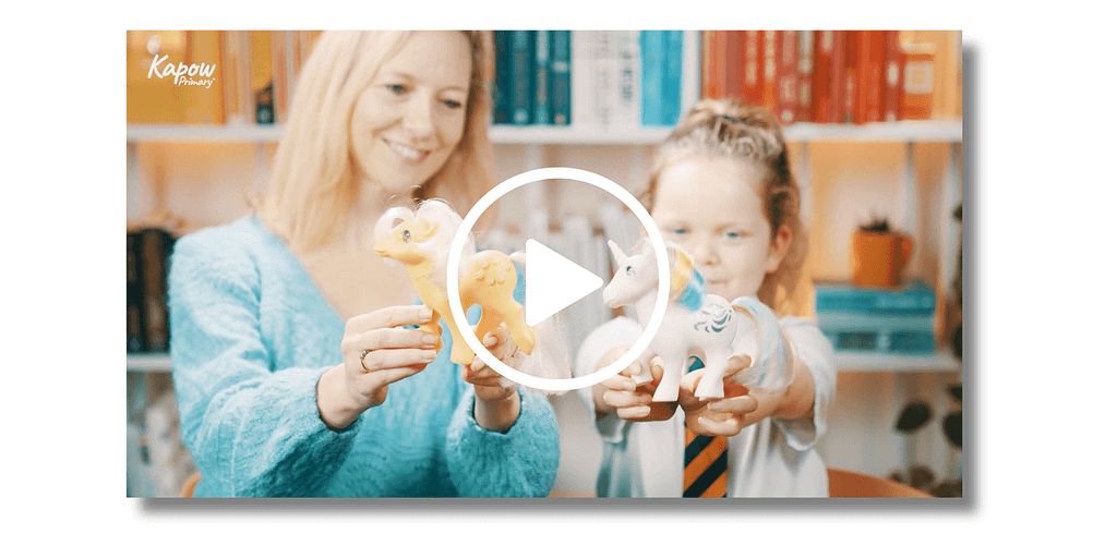 Video of a mother and daughter talking about their favourite toys