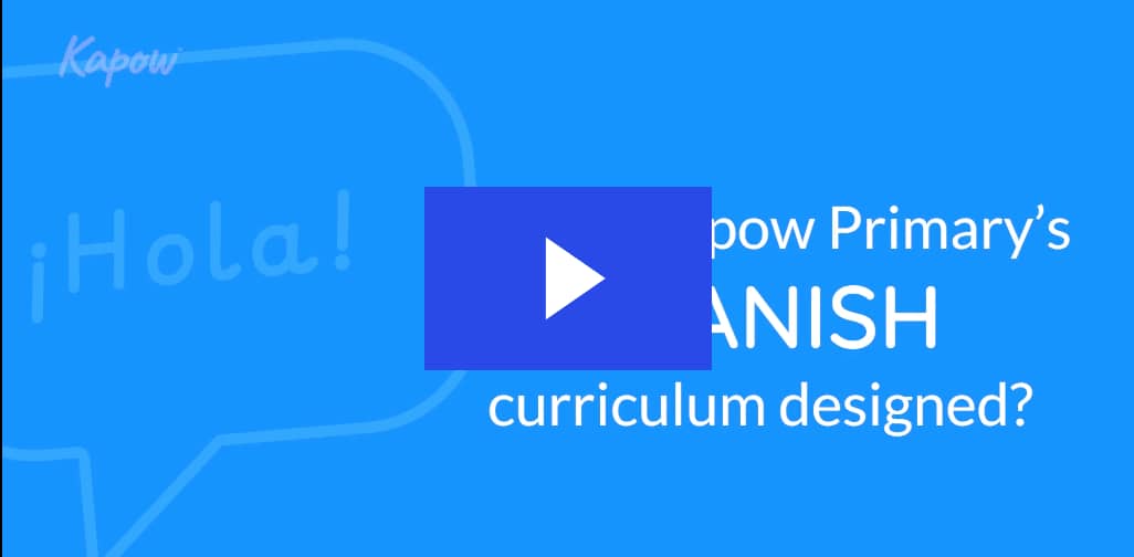 Subject leader video: How is Kapow Primary’s Spanish curriculum designed?