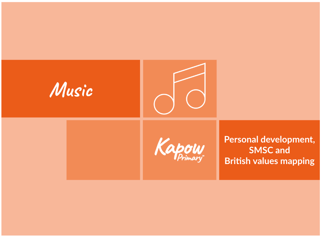 Music: Personal development, SMSC and British values mapping