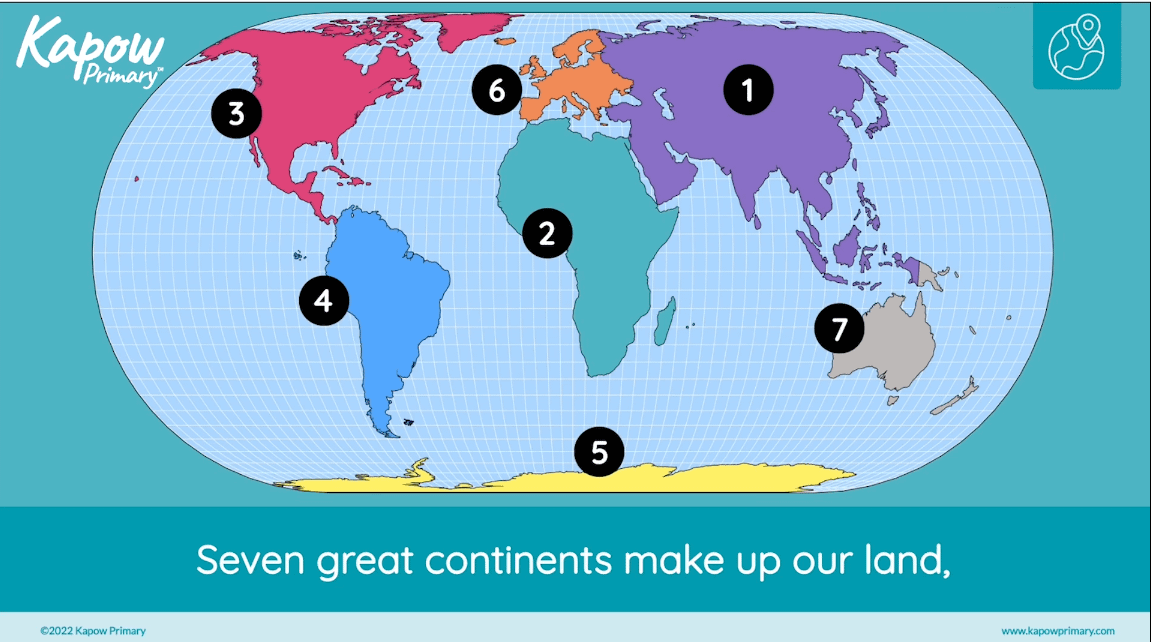 Geography Continents Song – A Teaser!