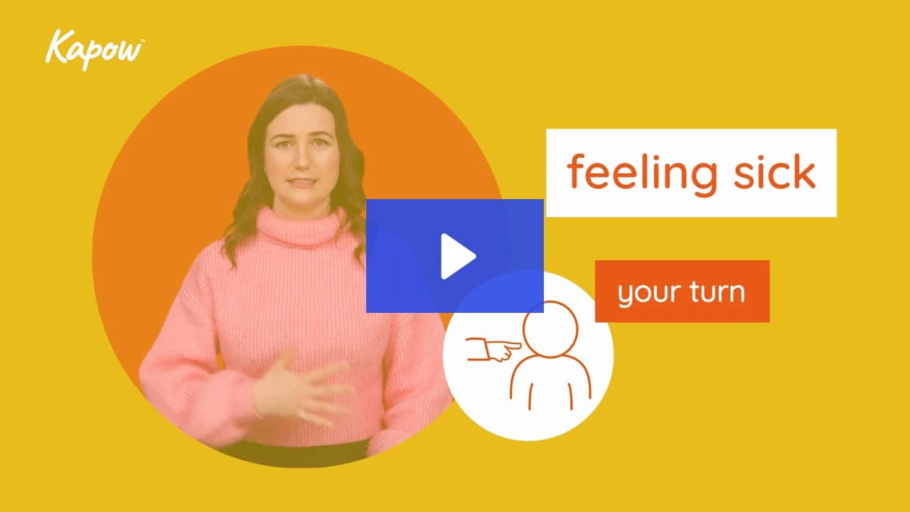 Pupil video: Feeling unwell