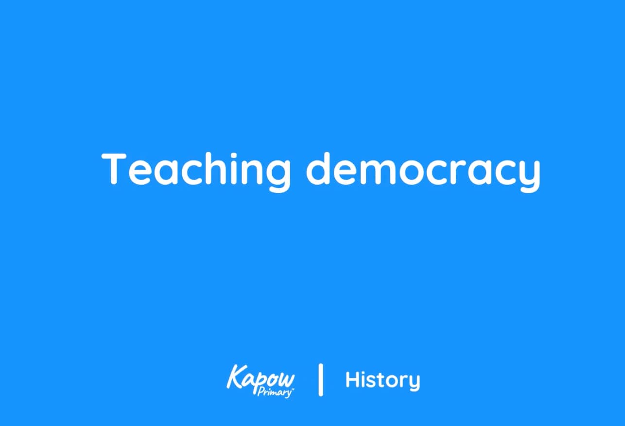 Teacher video: Teaching democracy