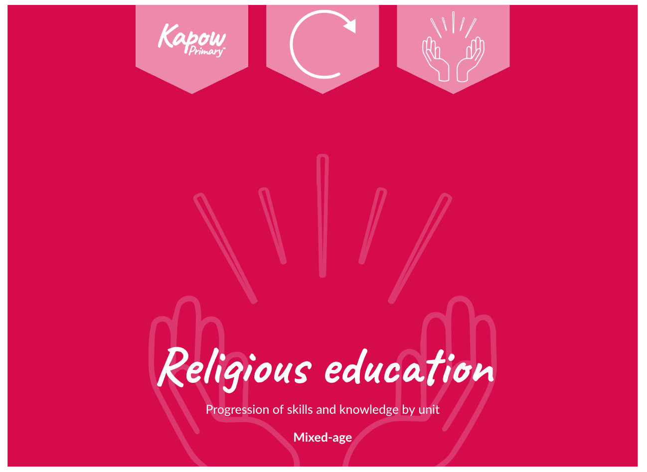 R&W: Key skills and knowledge by unit — mixed-age