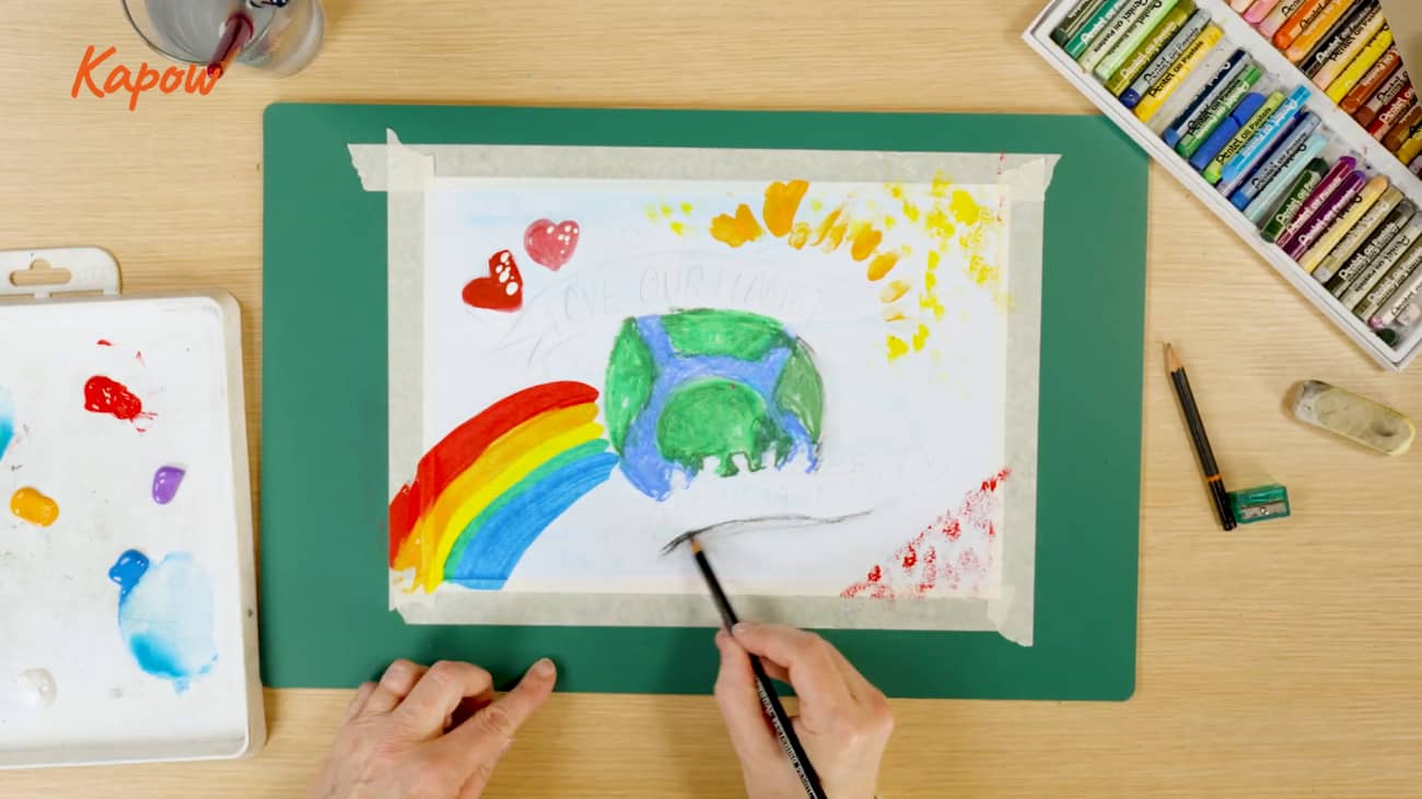 Pupil video: Drawing for impact