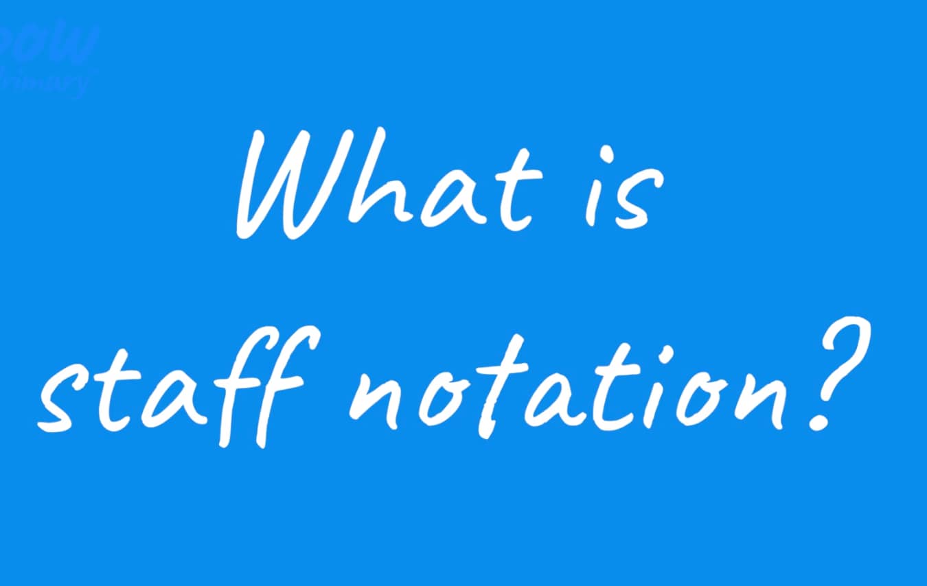 Teacher skills video: What is staff notation?