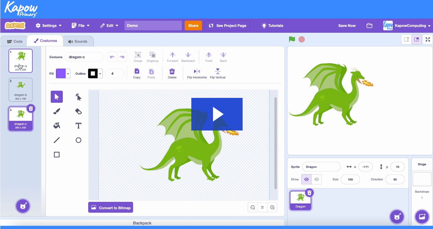 Teacher video: Introduction to Scratch