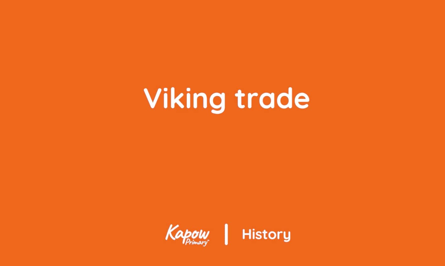 Pupil video: Viking trade