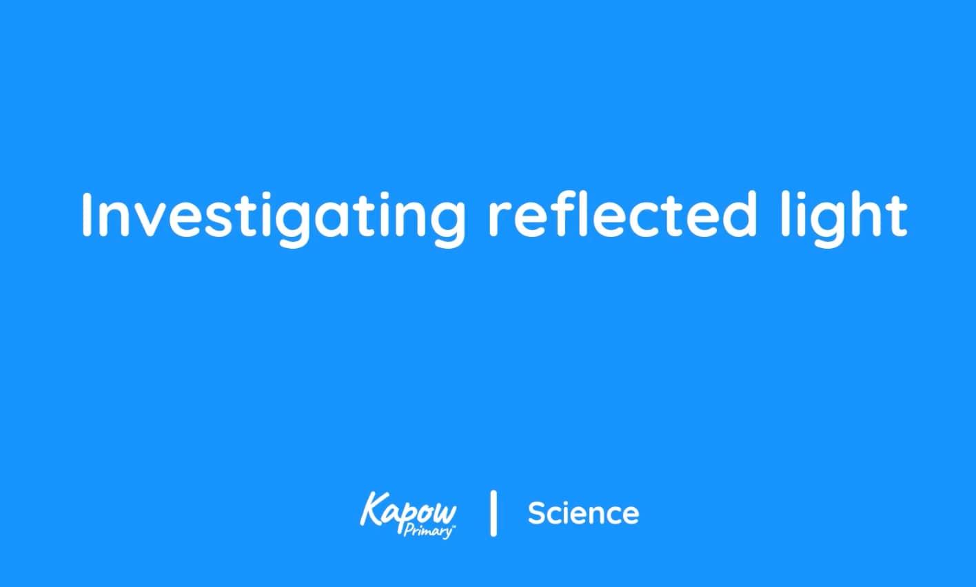 Pupil video: Investigating reflected light