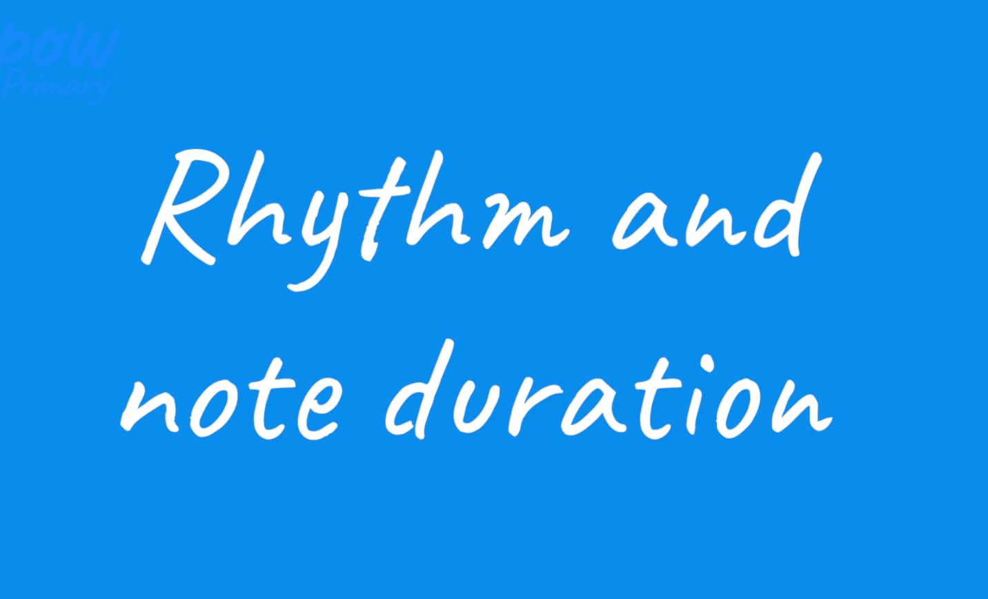 Teacher skills video: Rhythm and note duration