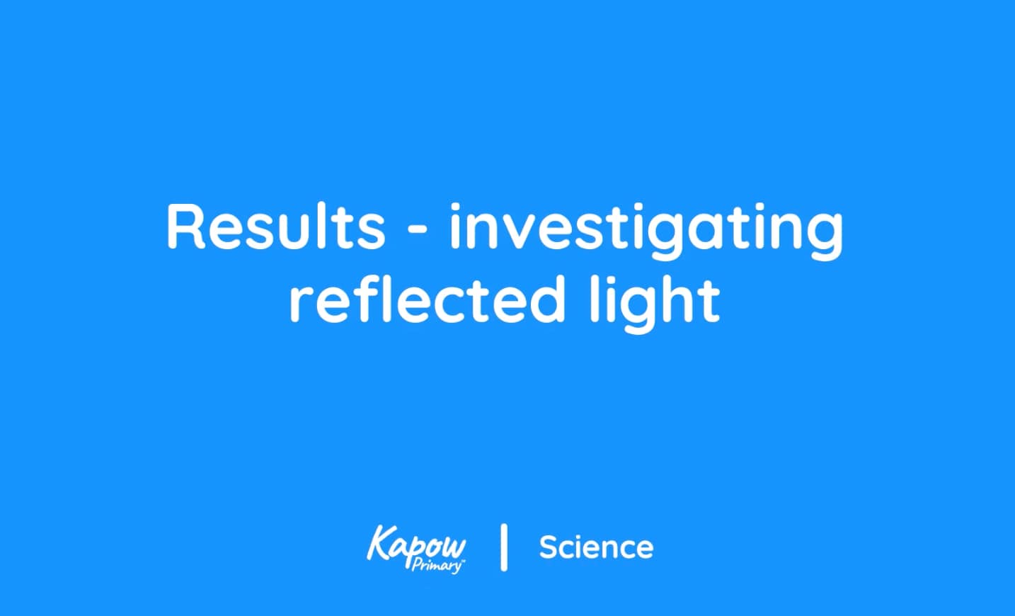 Pupil video: Results – investigating reflected light