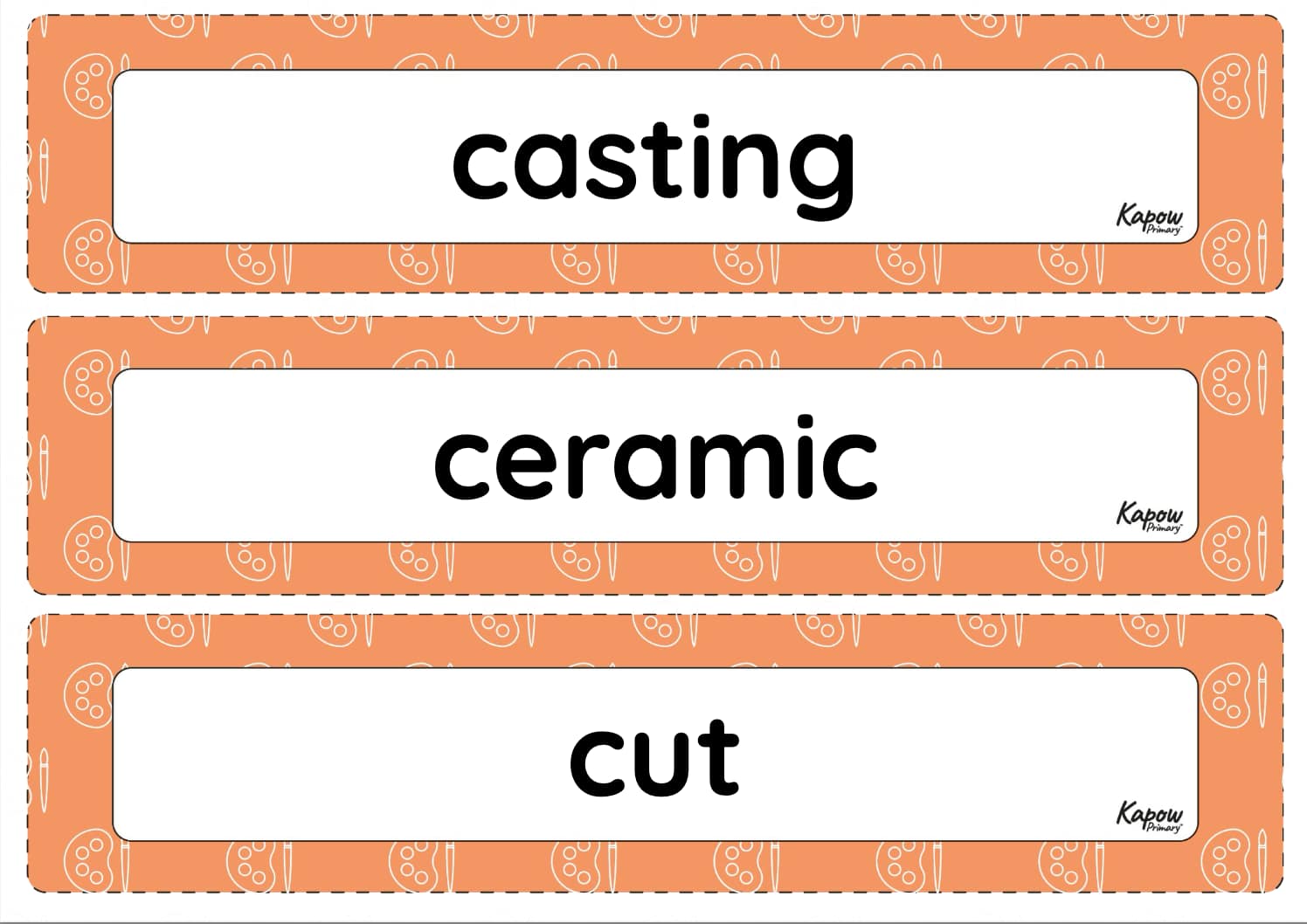 Vocabulary display – Art and design Y2: Sculpture and 3D: Clay houses