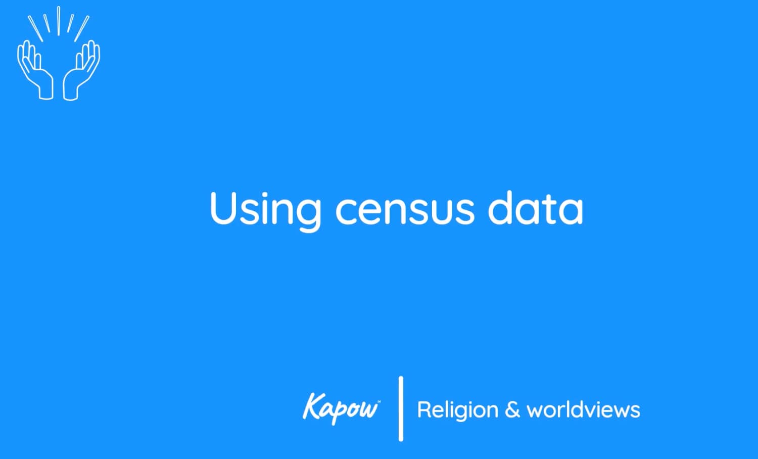 Teacher video: Using census data