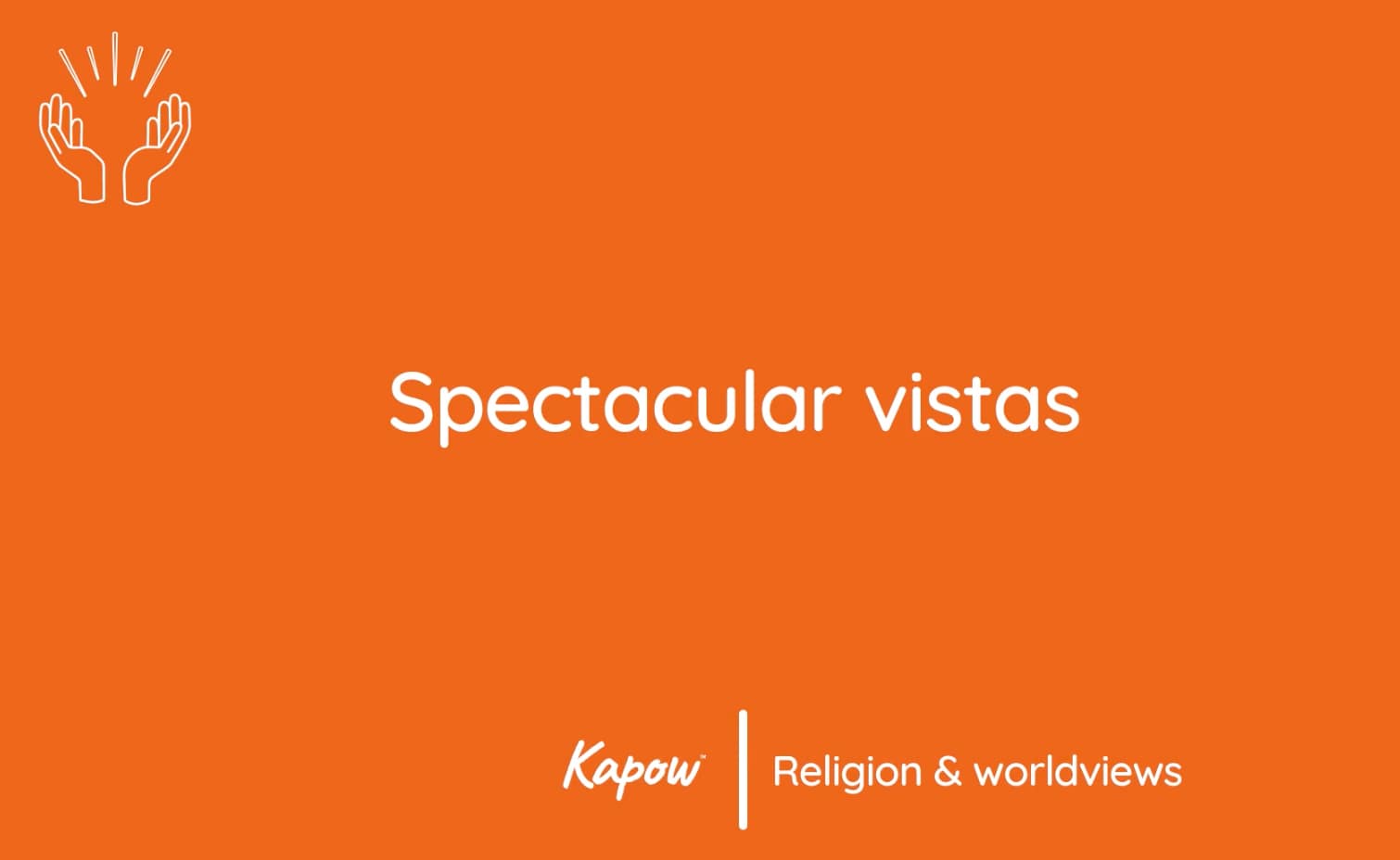 Pupil video: Spectacular vistas