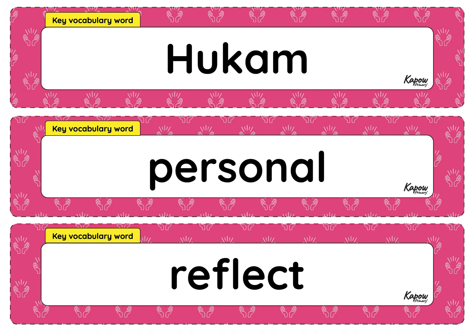 Vocabulary display – R&W Y6: Why is there suffering? (Part 2)