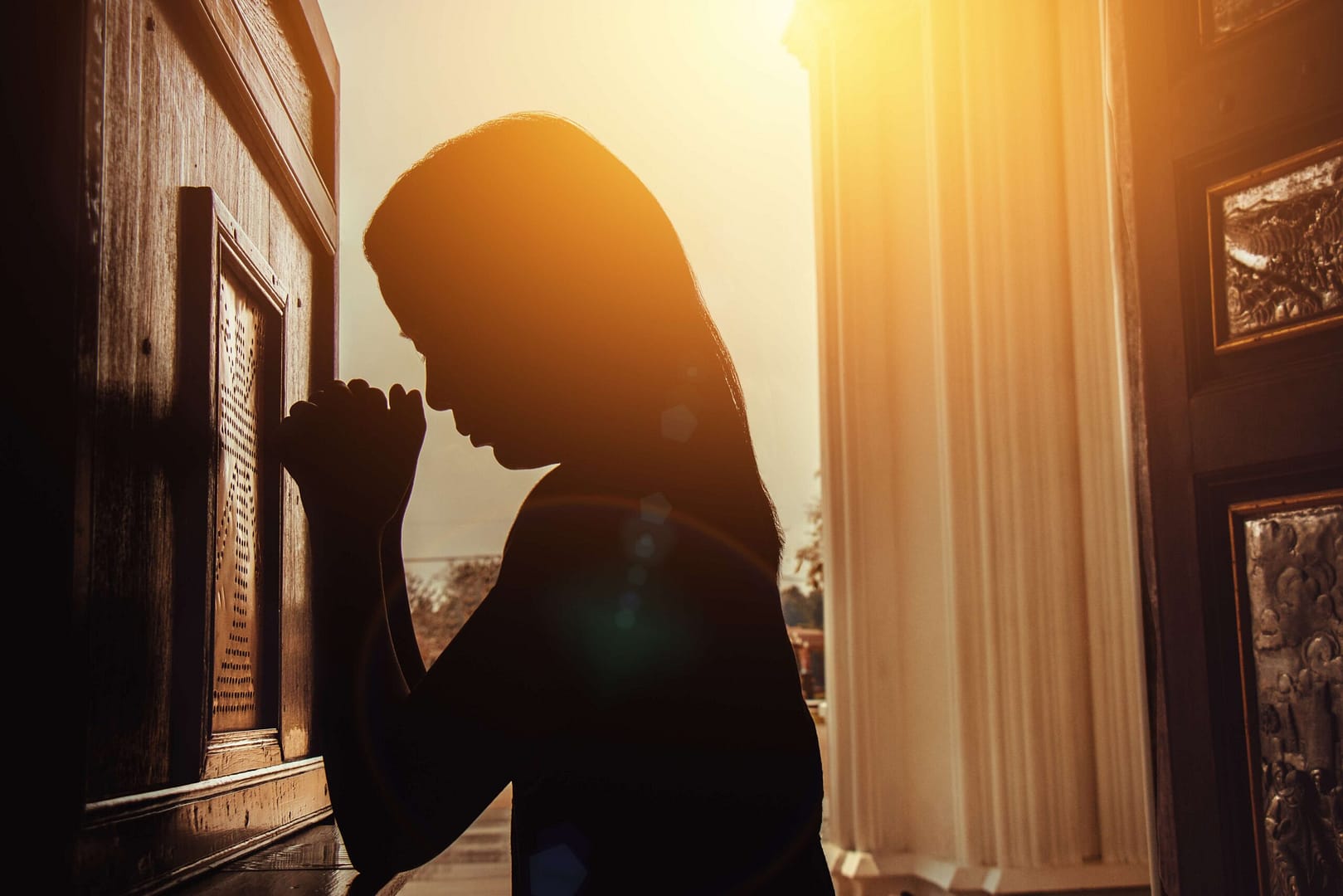 Where do some people talk to God?