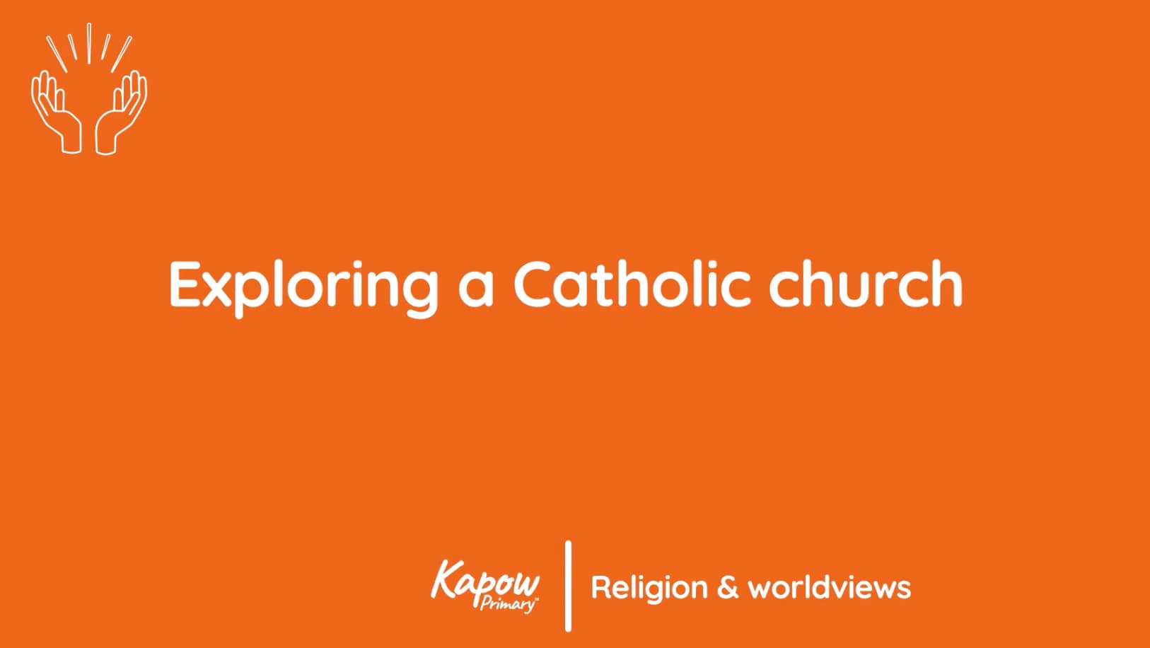 Pupil video: Exploring a Catholic church