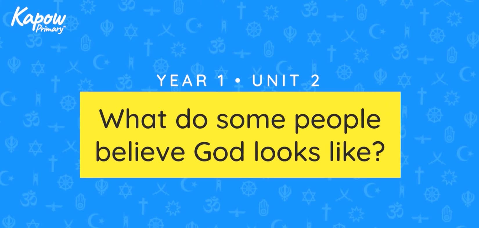 Teacher video: What do some people believe God looks like?
