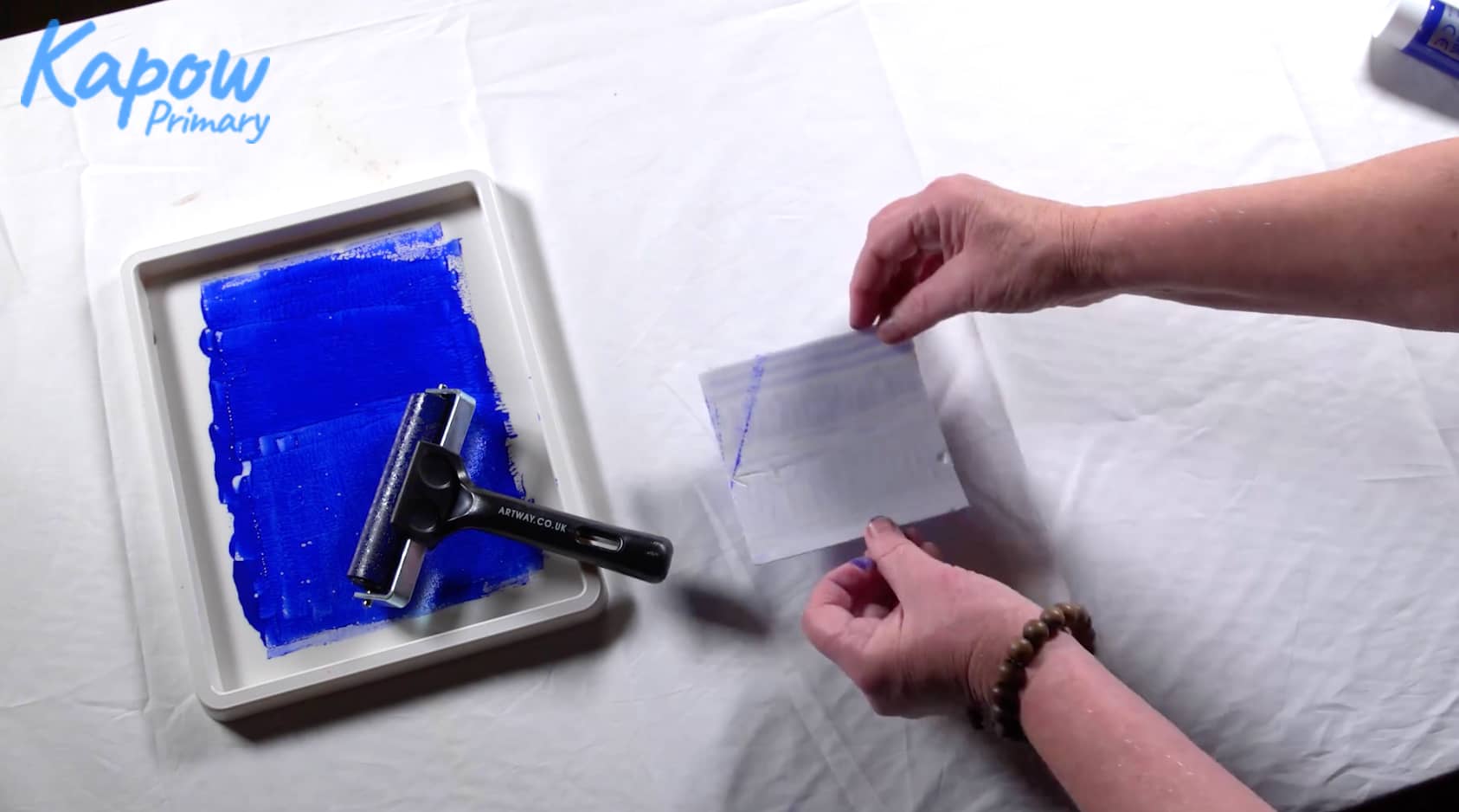 Teacher video: Zentangle printing