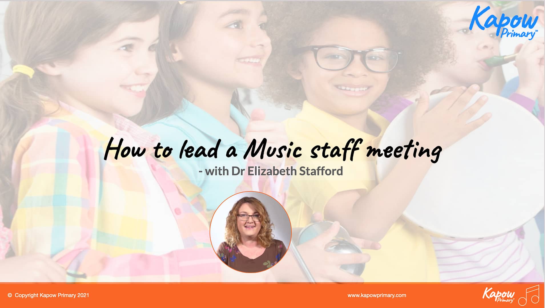 Webinar recording: How to lead a Music staff meeting with Dr Liz Stafford