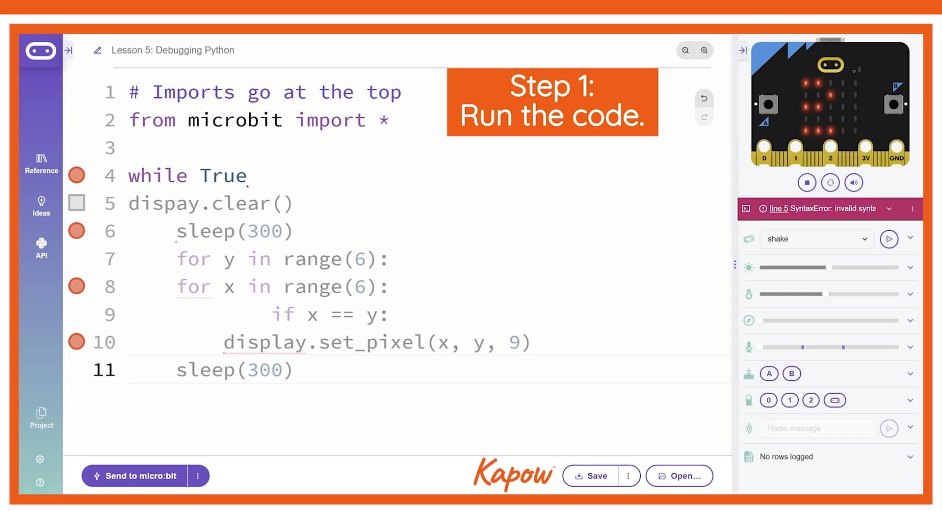 Pupil video: Debugging Python