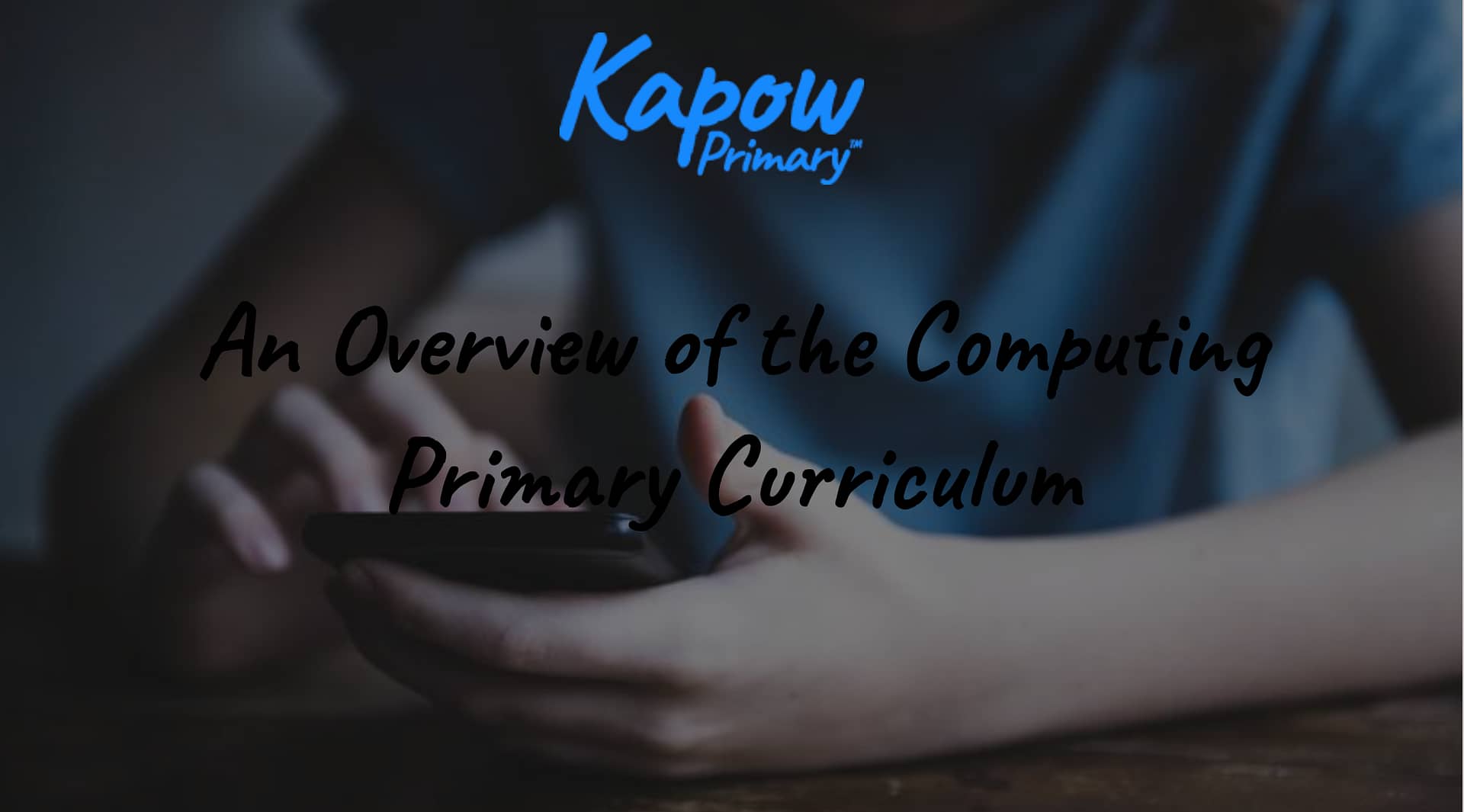 Computing curriculum overview