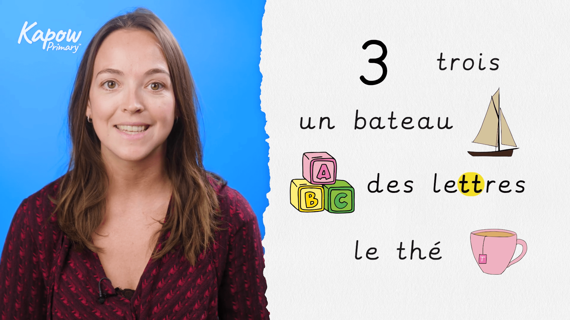 French phonics: t / tt / th