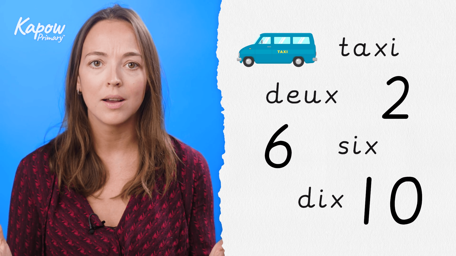 French phonics: x