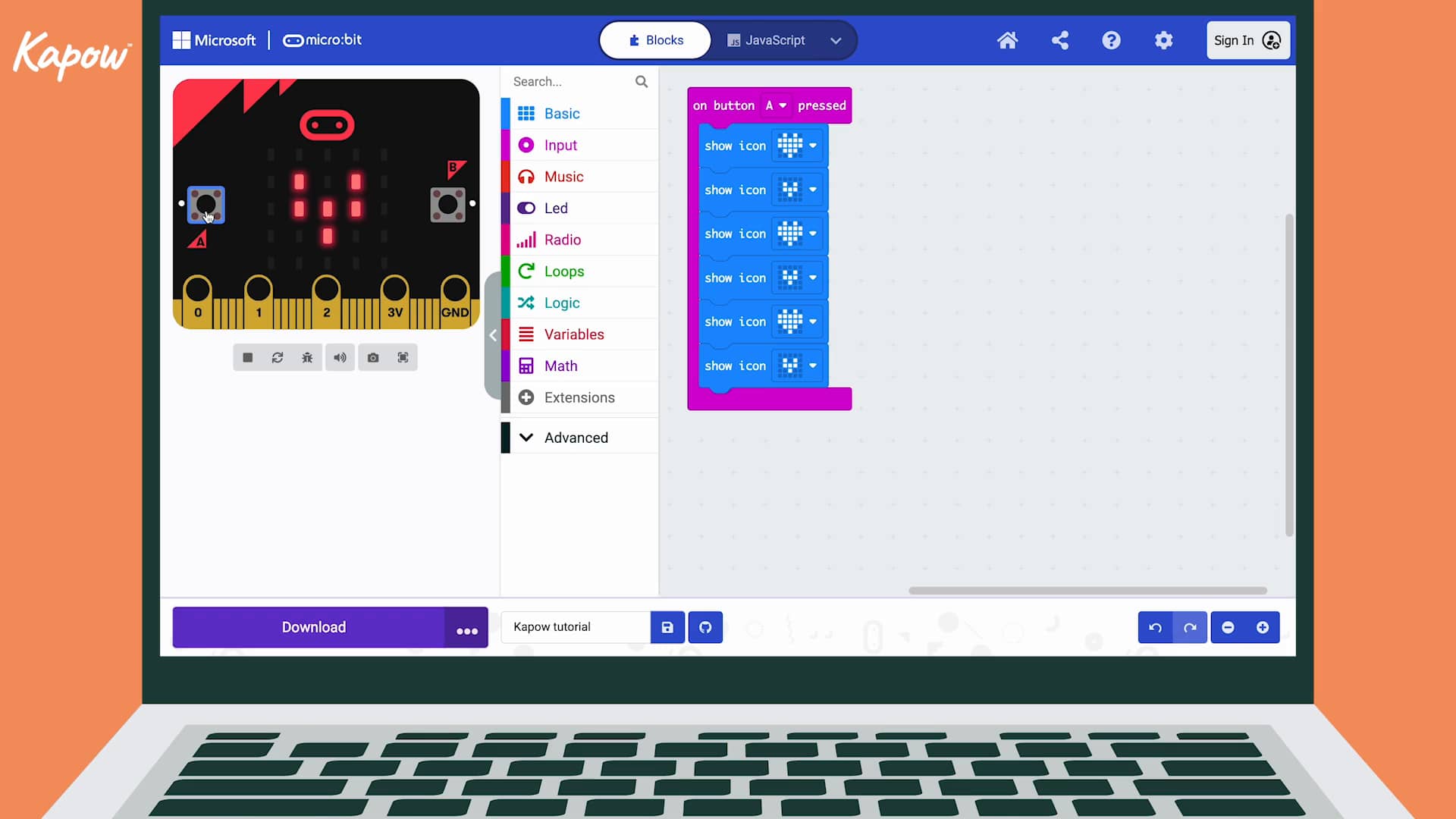 Pupil video: Building a program