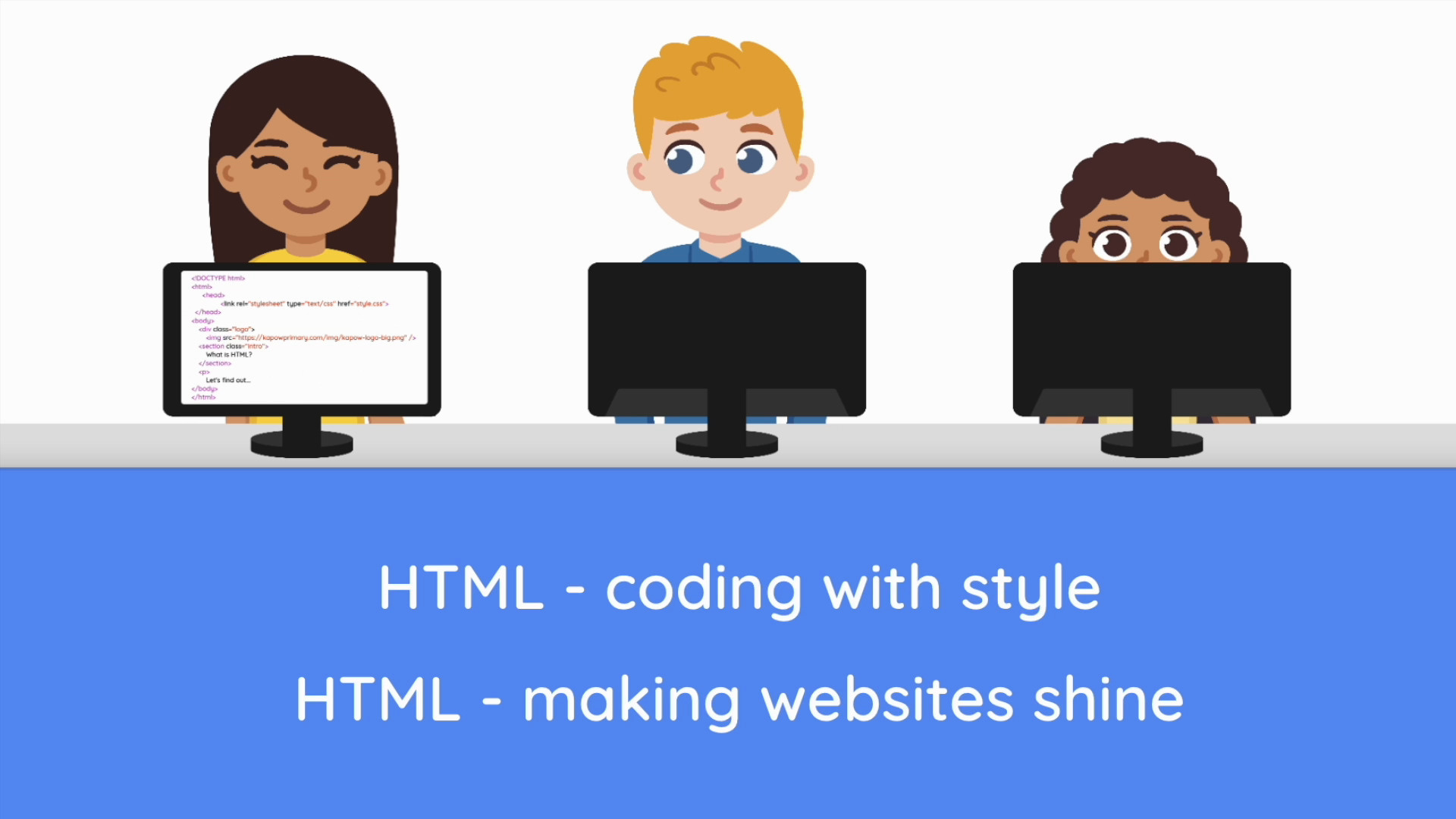 Pupil video: HTML rap