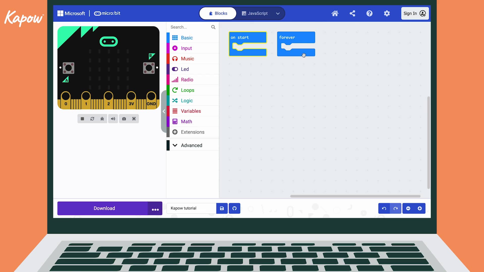 Pupil video: Introduction to MakeCode