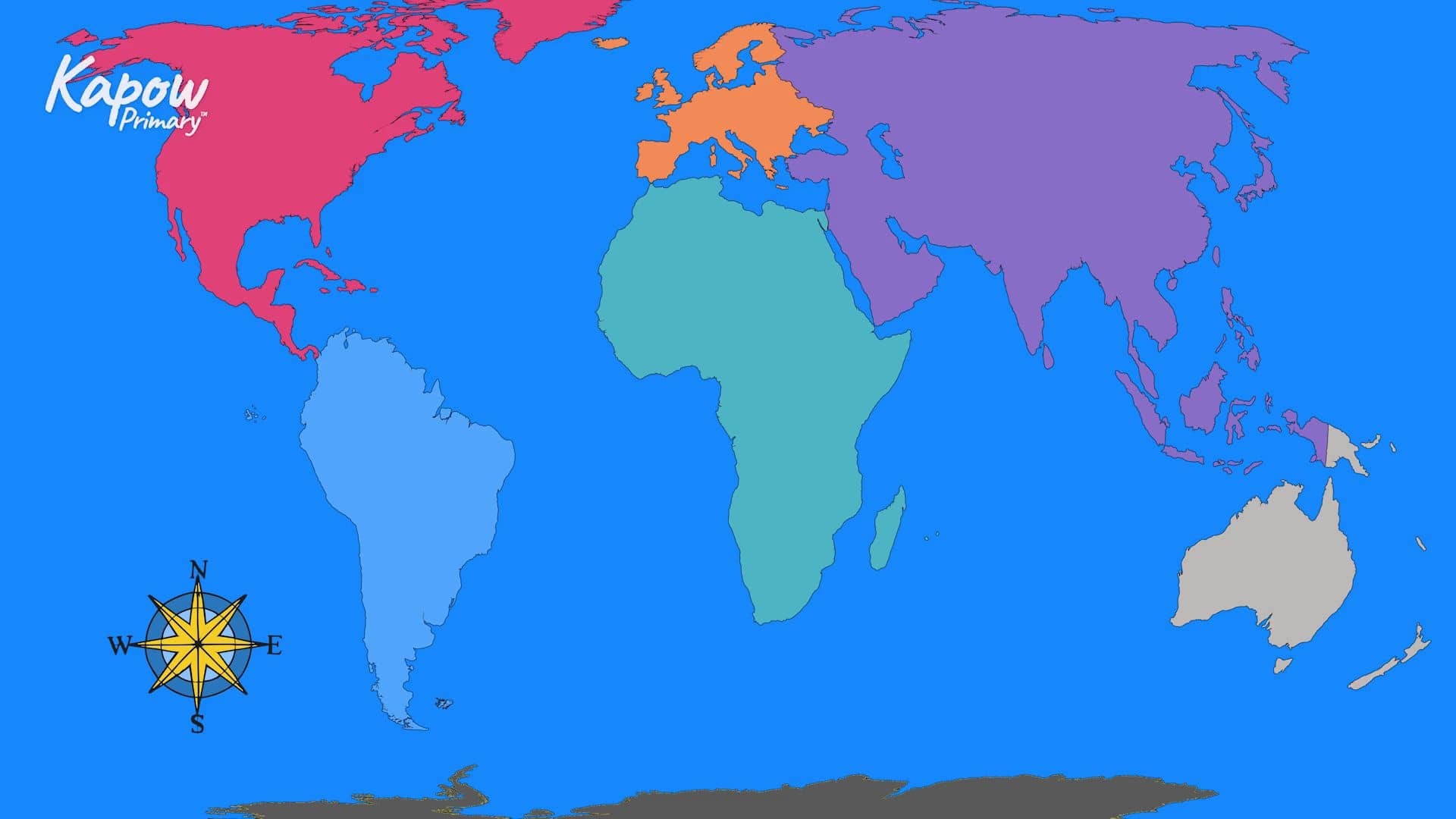 Teacher video: Continents