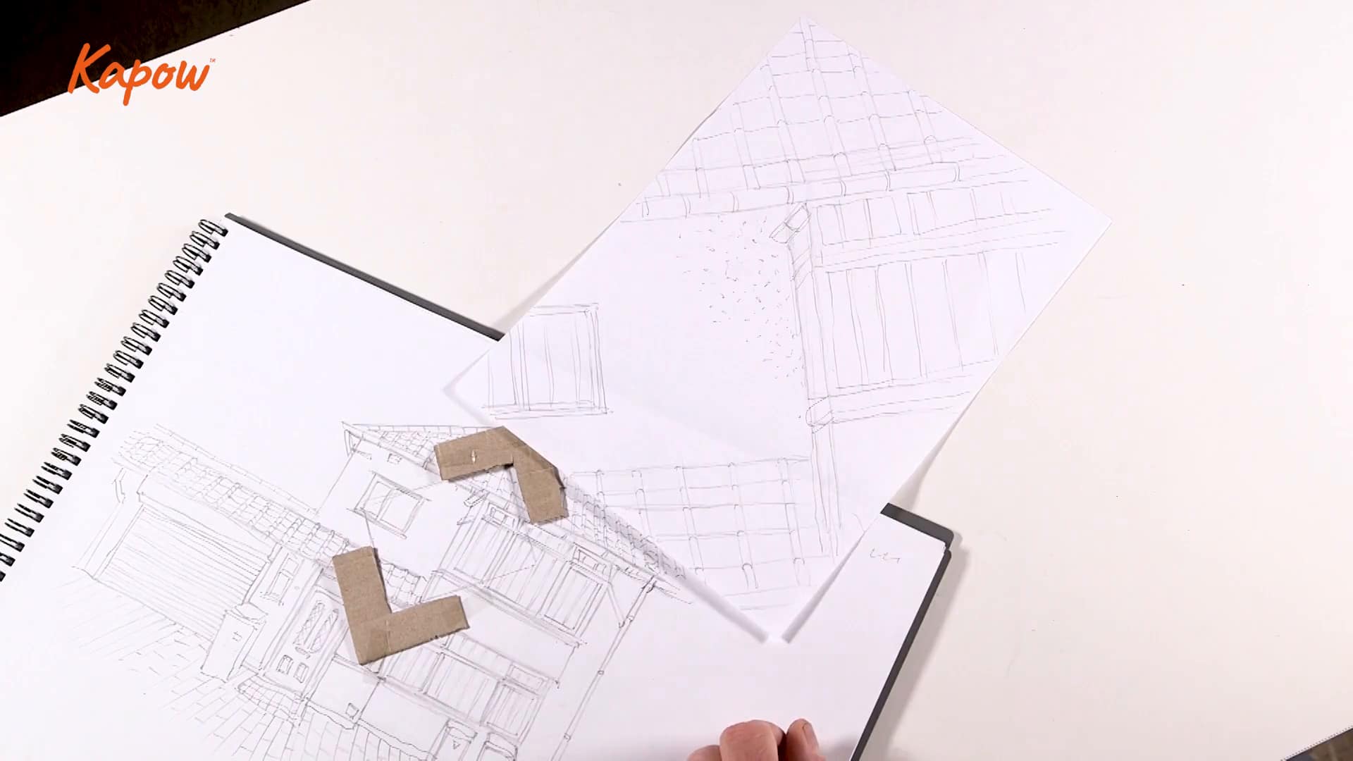 Pupil video: House monoprint