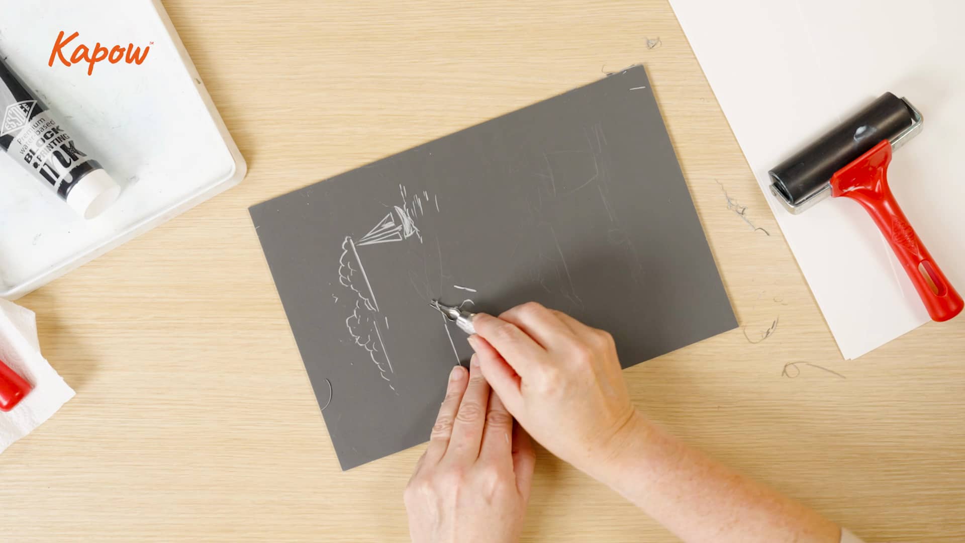 Pupil video: Making a print