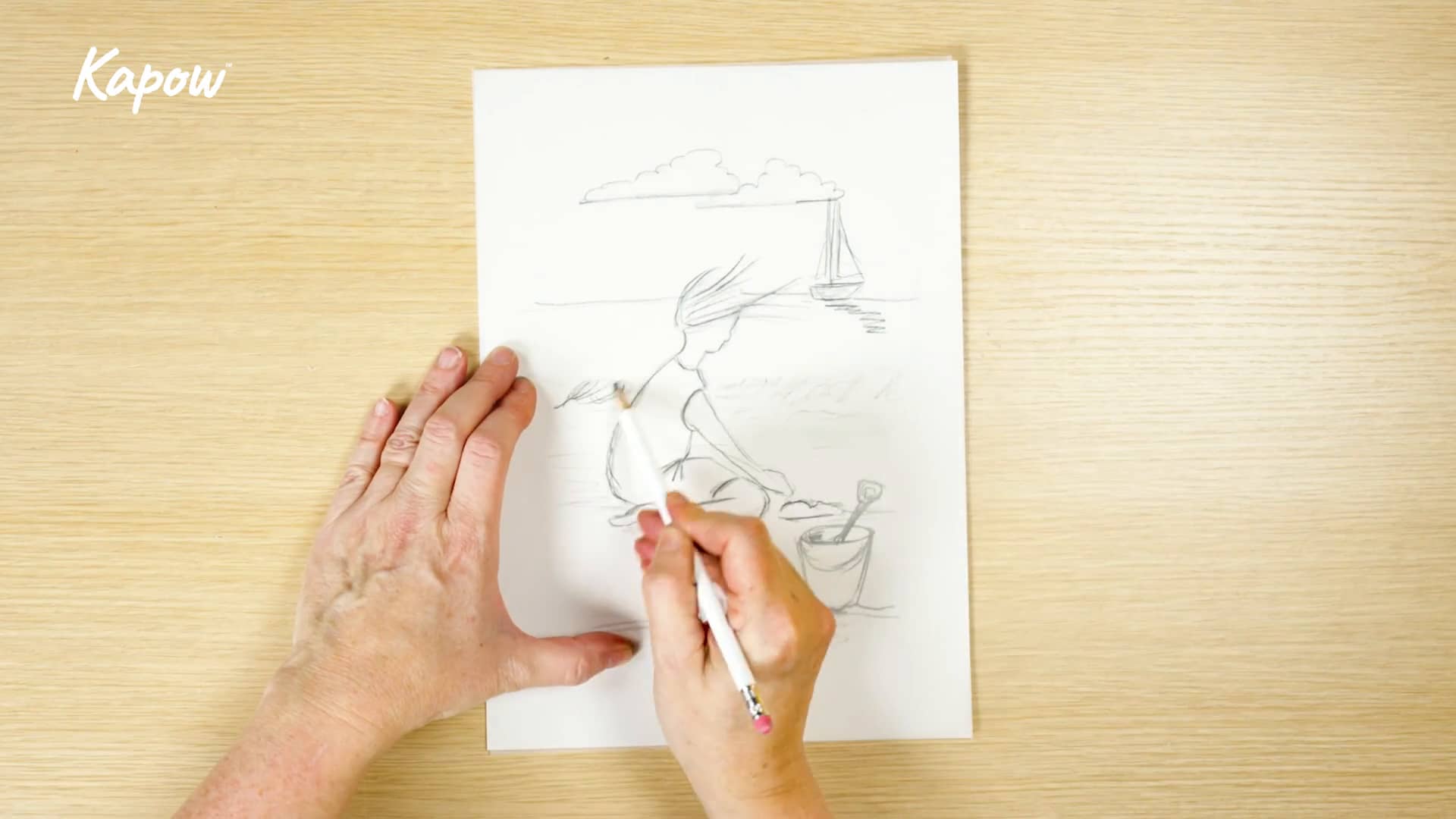 Pupil video: From drawing to print