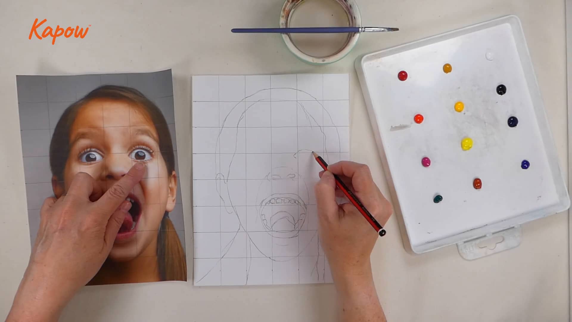 Pupil video: Photorealistic portraits