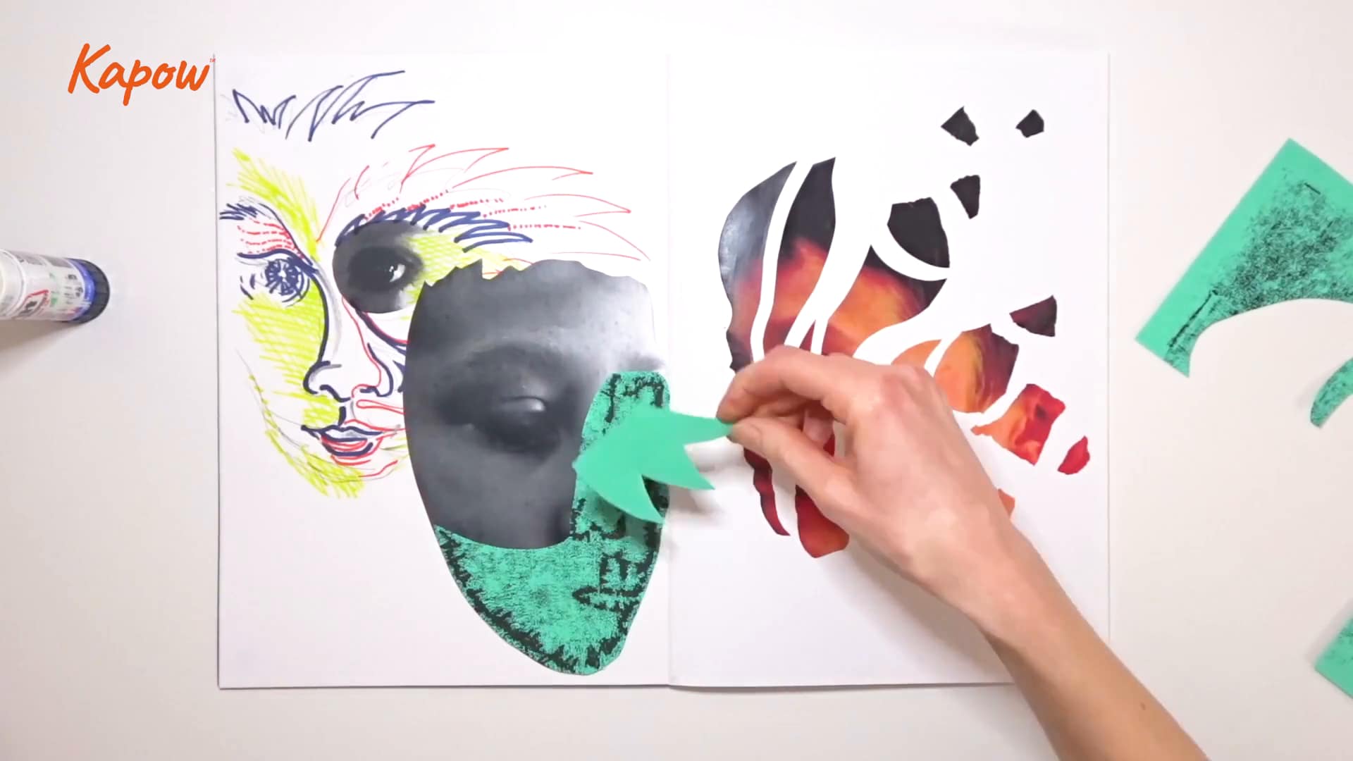 Pupil video: Changing faces