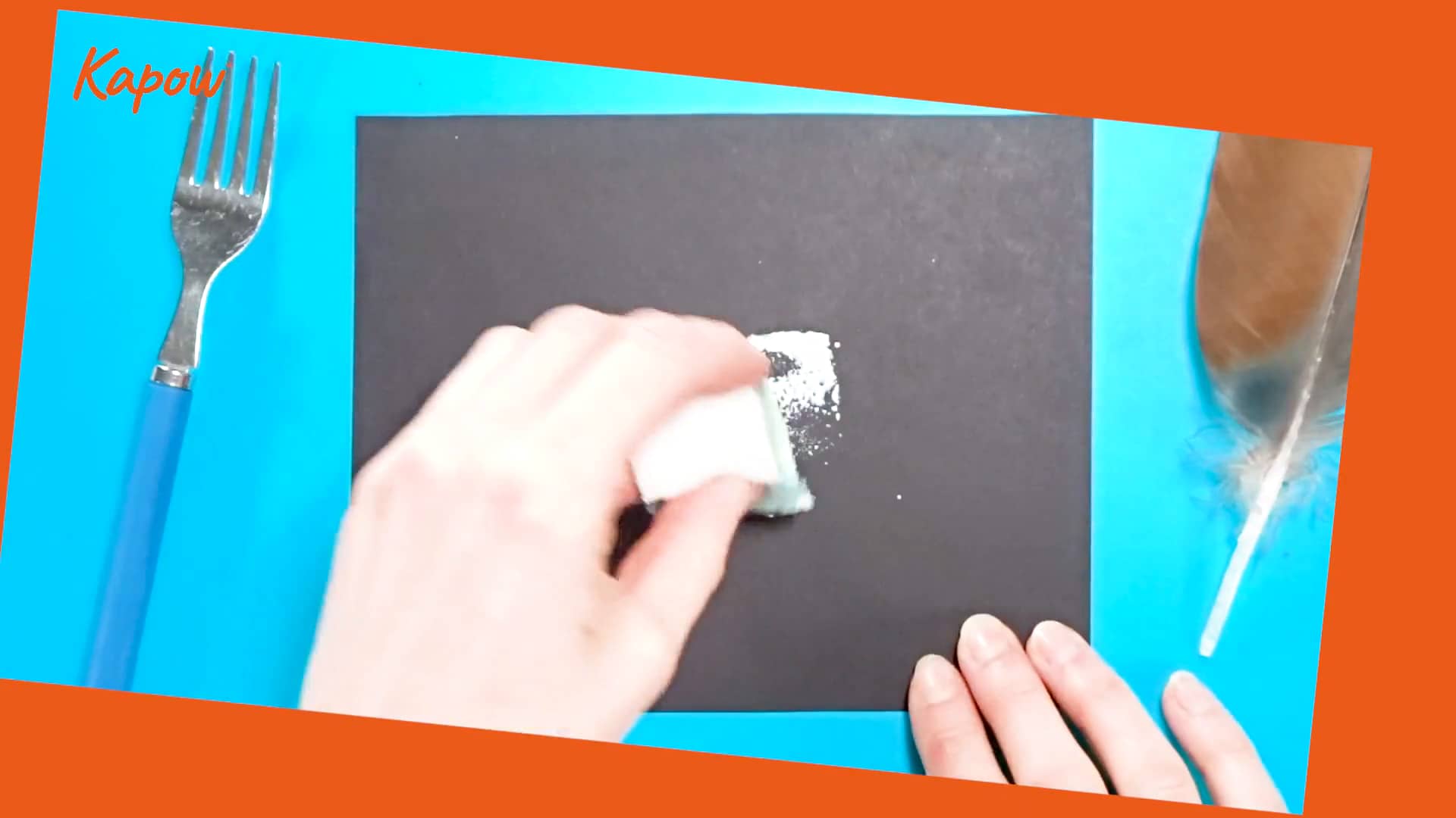 Pupil video: Making collage paper