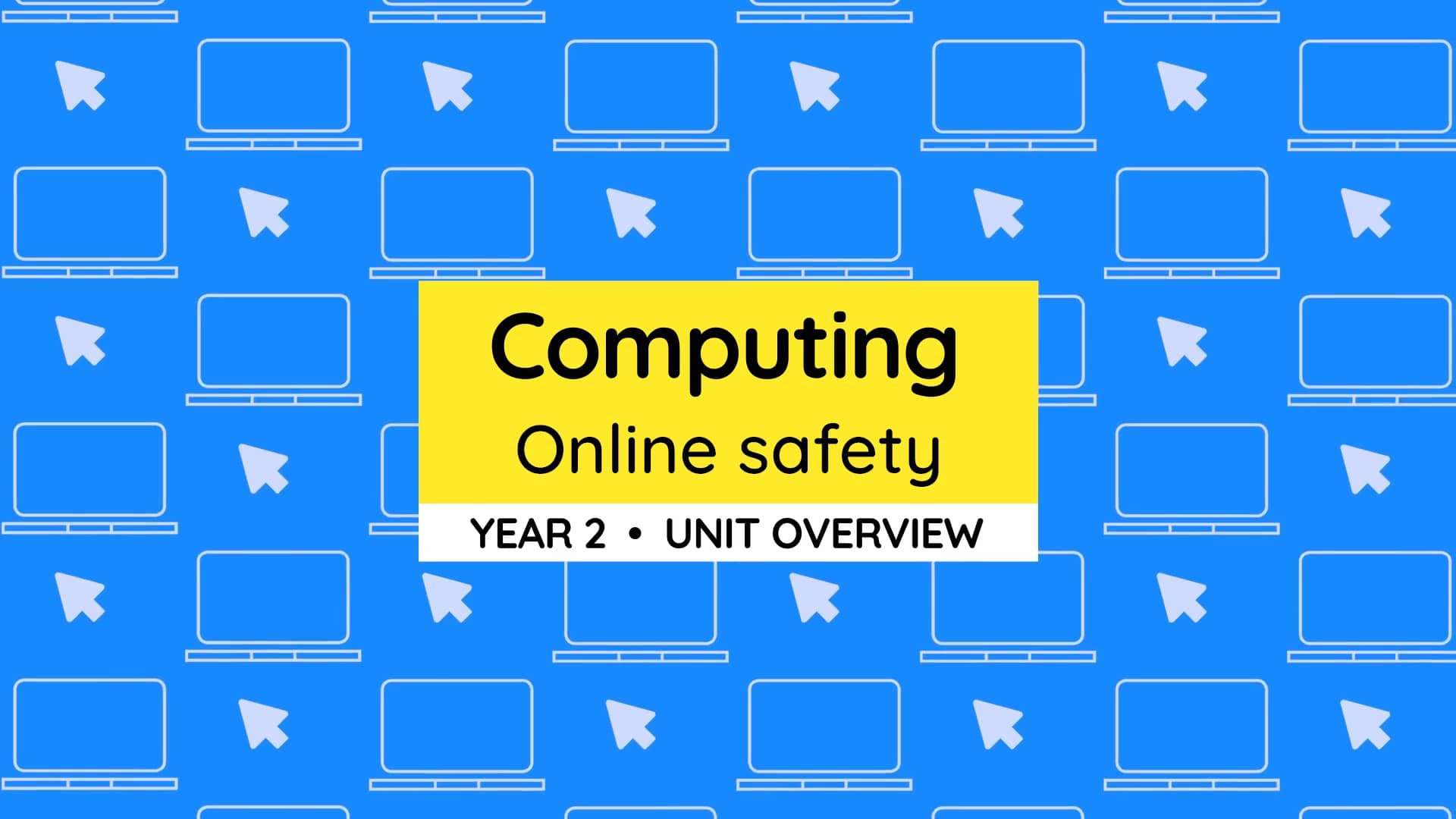 Teacher video: Year 2 unit overview