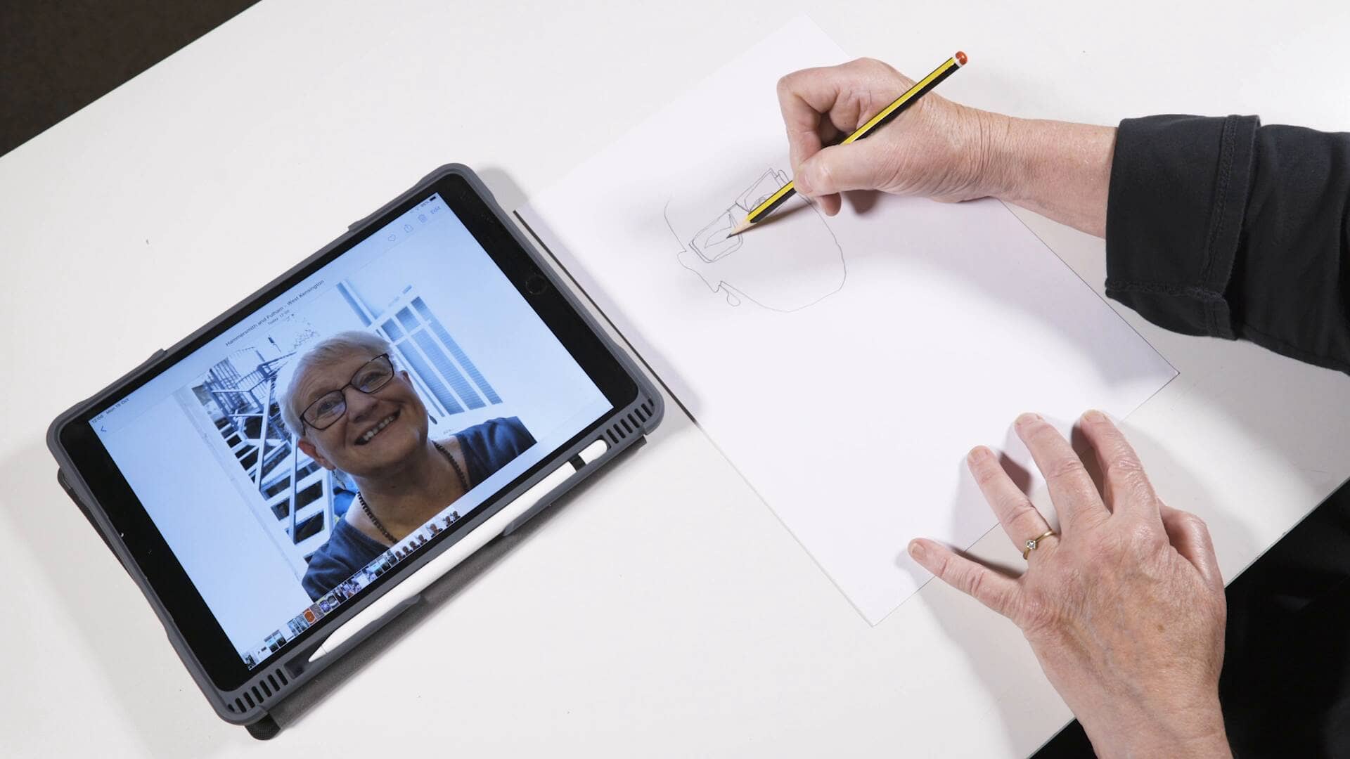 Teacher video: Self-portrait