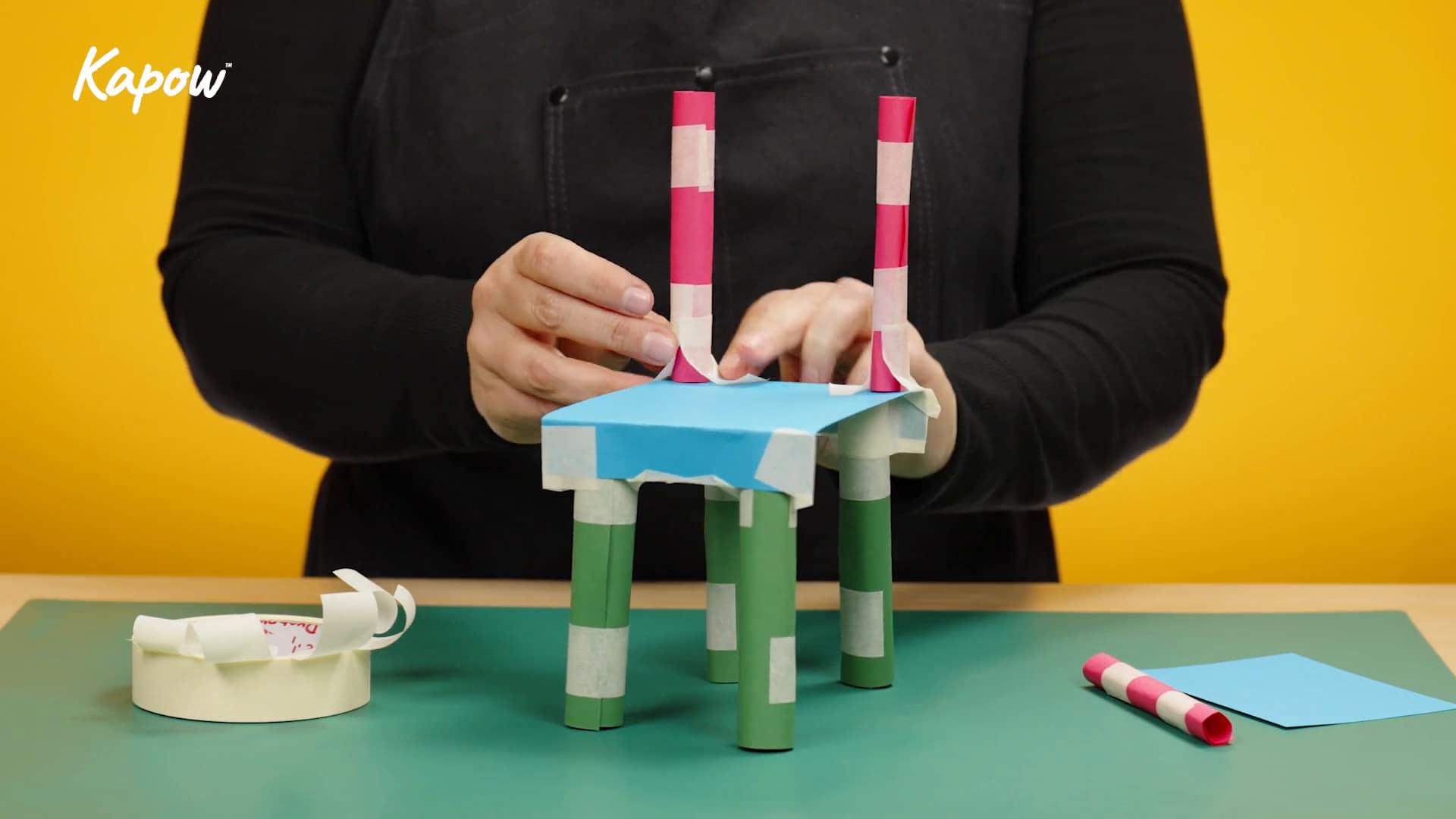 Pupil video: Making a chair for a bear