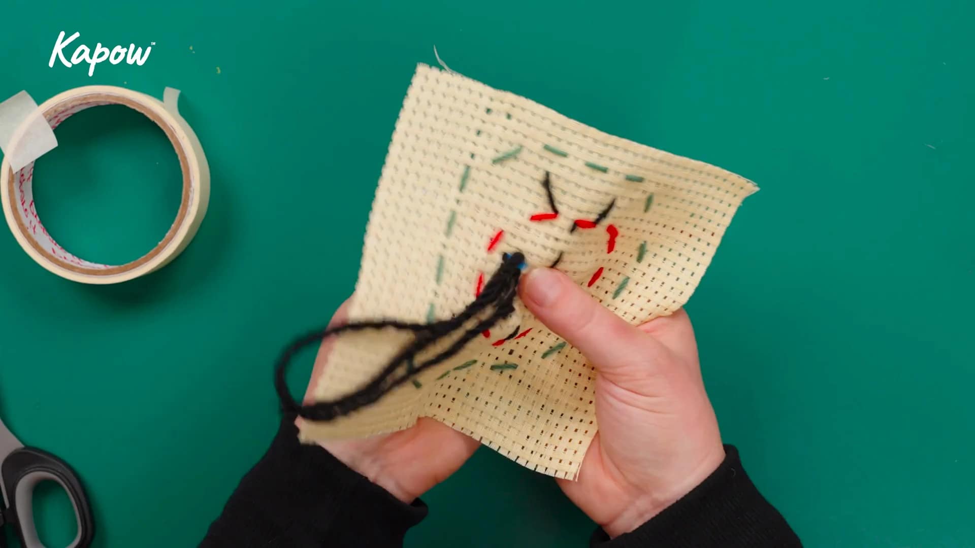 Pupil video: Making different types of stitches