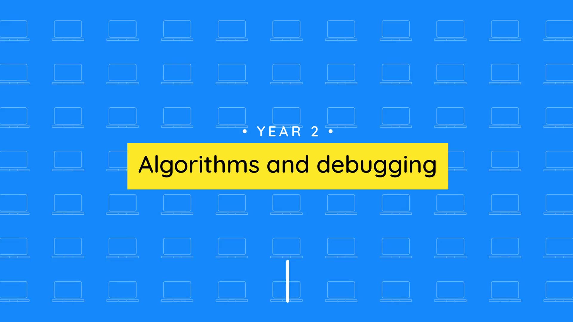 Teacher video: Algorithms and debugging unit overview