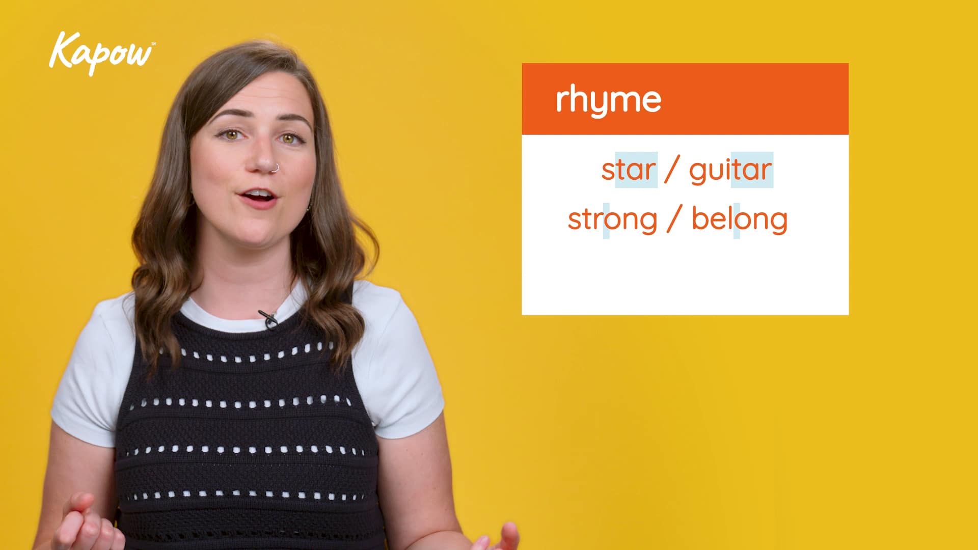 Pupil video: Writing lyrics