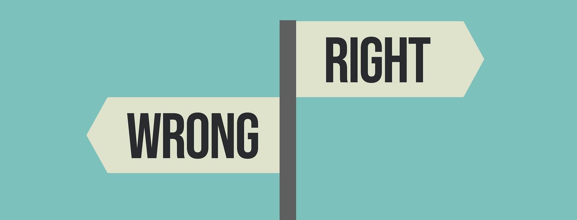 What happens if we do wrong?