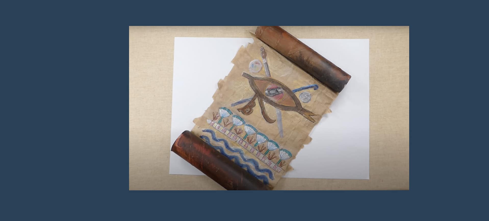 Craft and design: Ancient Egyptian scrolls