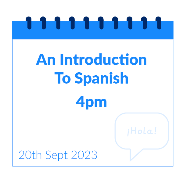 Introduction To Spanish Webinar Calendar