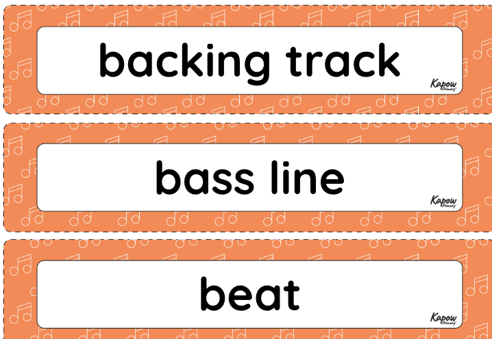 Vocabulary display: Adapting and transposing motifs